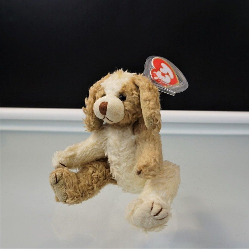 1993 TY Beanie Babies Scruffy The Puppy Dog Retired Vintage Attic Treasures Tags